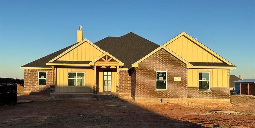 Agent related to owner.  Welcome home to the quiet serenity of Newhouse Farms.  This new Lantrip's Custom Home sits on a 1 acre lot outside of the city limits, but just a few minutes from town.  Features include an open concept, split bedroom plan, vinyl flooring throughout, crown molding in main areas, and a wood burning fireplace.  The kitchen boasts custom cabinets with soft-close hinges, granite countertops, an island with sink, and a large pantry.  The ensuite provides spa-like relaxation with the free-standing tub, a separate, walk-in shower, dual sinks, and a large closet.  Enjoy a quiet morning outdoors, or entertain guests on the large covered back porch.  Builder will provide landscaping in front and a StrucSure 2-10 Warranty.  Estimated completion- January 2026.