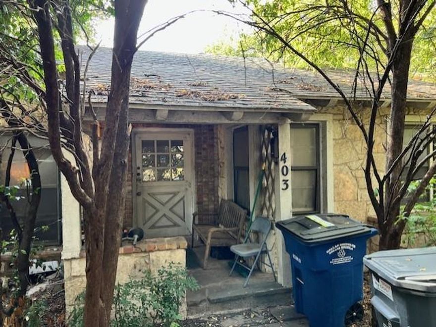 Investor’s Dream Opportunity! Built in 1940, this 3-bedroom, 2-bath home offers incredible potential for investors and visionaries alike. With a little TLC, this property could truly set the tone for the neighborhood. Perfectly located just 10 minutes from the vibrant Bishop Arts District and Downtown Dallas, and with easy access to major highways, the convenience is unbeatable. The home sits directly across from Sunset High School, adding to its ideal positioning. This area is experiencing rapid growth and gentrification, making it a prime time to buy before prices climb even higher. The seller is motivated and ready to make a deal—don’t miss this chance to secure a property with endless possibilities in a sought-after Dallas location!