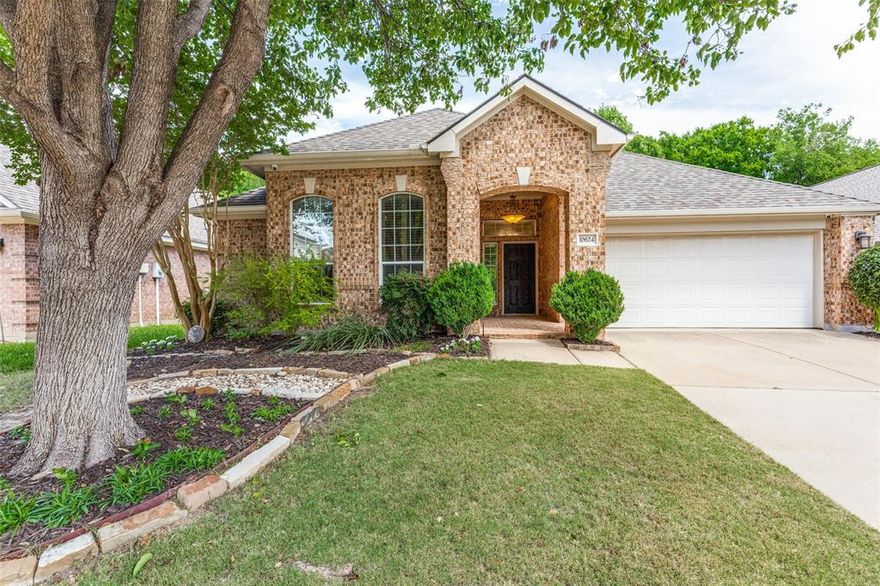 Beautiful turnkey property in desirable Crawford Farms in Fort Worth with Keller schools.  This sparkling, single story home shows like a new build with new flooring and fresh paint already done for new owners!  Move-in ready! Just bring your things.  Open floor plan makes it great for entertaining.  Updated kitchen with large island for friends to gather around.  Large primary bedroom with ensuite bath featuring updated shower, tub and large closet. 2 additional bedrooms share a spacious secondary bathroom. Lovely, large covered back porch ready for your grill and patio furniture. Quick close is possible! Come see this one and make it yours!