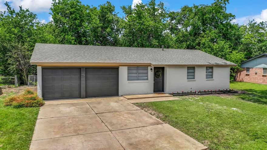 Welcome home to this beautifully remodeled 3 bedroom, 2 bathroom home on a 7,254 sqft Lot in the highly desirable Burleson ISD! This home has been thoughtfully upgraded just for you! Tucked away in a quiet community and established neighborhood, this home has everything you have been waiting for. It boasts an open floor plan that welcomes family and friends for entertainment. Your sleek and modern Kitchen features granite countertops, luxury vinyl plank, stainless steel appliances and a view into your main living area. Enjoy your large master bedroom that includes a private bathroom that boasts gorgeous modern finishes, a spacious walk-in shower and plenty of closet space. This home has been tastefully updated and includes new carpet in all rooms, fresh interior paint, new fixtures throughout, modern hardware throughout, New HVAC, New Roof, electrical has been rewired and much much more!! All of this and more, is conveniently located close to schools, shopping, and major roads. Reach out and book your private tour today. This one will not last long!
