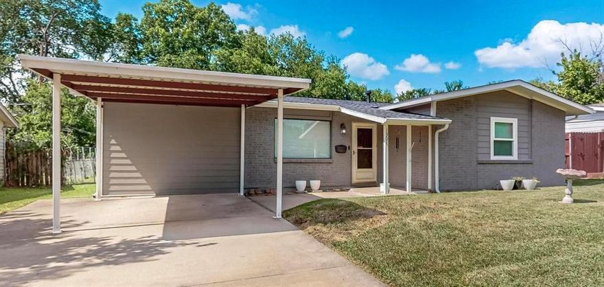 Updated Classic Just Minutes from Arlington’s Entertainment District!

Welcome to 1301 Moore Terrace, a beautifully refreshed mid-century home offering the perfect blend of charm, comfort, and location. Built in 1955 and thoughtfully updated over the past few years, this 4-bedroom, 1-bath property is move-in ready and full of surprises!

Inside, you’ll find two spacious living areas, an updated kitchen with modern finishes, and fresh paint throughout. Rare for a home of this era, it also includes a dedicated laundry room—a major convenience you’ll love.

Major upgrades completed in the last 3–4 years include brand-new siding, updated electrical, a new HVAC system, and so much more. These improvements ensure peace of mind while preserving the classic character of this timeless home.

Location is everything, and this one has it all — just minutes from AT&T Stadium, Globe Life Field, and Arlington’s booming Entertainment District. Whether you're catching a game, enjoying a concert, or exploring the area's dining and attractions, you'll be at the center of it all.

Don’t miss this rare opportunity to own an updated home in a prime Arlington location. Schedule your tour today and experience the perfect combination of vintage charm and modern living!
SEE LIST OF RECENT UPDATES-THIS HOME IS MOVE IN READY