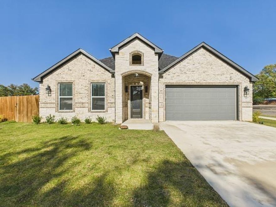 Brand New 4-Bedroom Home in Athens, TX – Convenient Location & Modern Design. Welcome to this stunning brand new 4-bedroom, 2-bath home offering approximately 1,838 sq ft of modern, efficient living space. Located in the heart of Athens, TX, this home provides the perfect blend of comfort, style, and convenience—situated just a short distance from Dallas, making commuting or weekend trips easy and stress-free. Step inside to an open and thoughtfully planned layout featuring a spacious living area that flows into a beautifully designed kitchen. The kitchen includes a large central island, sleek countertops, contemporary cabinetry, and ample storage, making everyday meal prep simple and enjoyable. The private owner’s suite offers a peaceful retreat with an ensuite bath and generous closet space. Three additional bedrooms provide flexibility for family, guests, or a dedicated home office. Both bathrooms feature modern finishes and a clean, timeless design. A 2-car garage adds convenience and additional storage space. With the benefits of new construction, this home delivers energy efficiency, low maintenance, and the peace of mind that comes with brand new systems and materials. Key Features: 4 bedrooms, 2 full baths Approx. 1,838 sq ft Brand new construction Large kitchen island with modern finishes Open, functional layout Private owner’s suite with ensuite bath 2-car garage Convenient Athens, TX location Short distance to Dallas for work, shopping, dining, and travel This beautiful new home offers modern comfort and everyday convenience in a desirable location. A must-see for buyers seeking quality and value in Athens, TX.