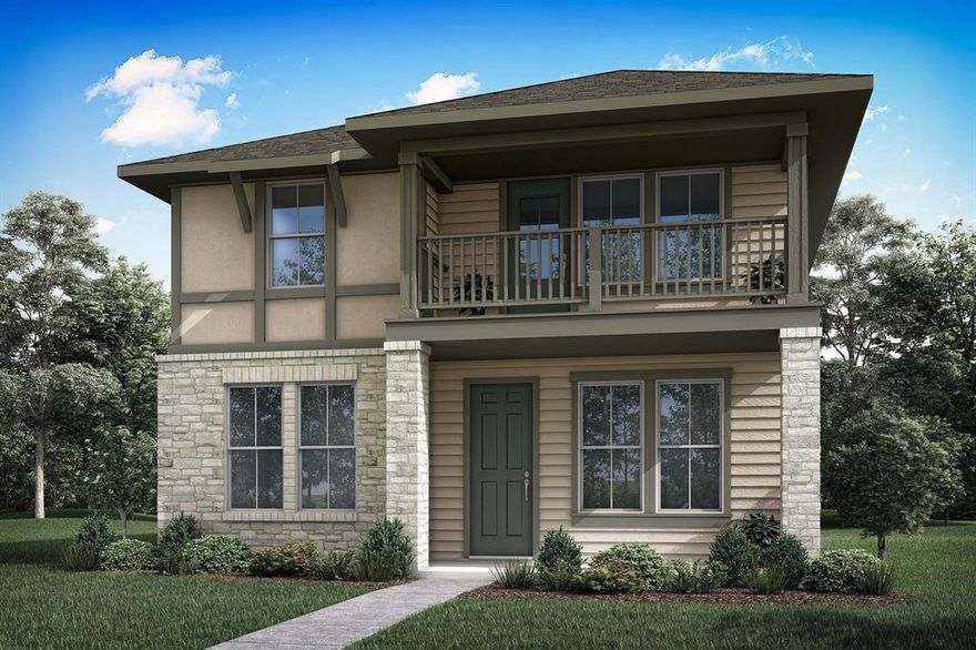 MLS# 21217945 - Built by Tri Pointe Homes - Ready Now! ~ The Landau features a luxury kitchen and 8' doors that open to bright, inviting living spaces. With 4 bedrooms, 3 baths, a primary bath with tub, and open rail details, it offers a perfect blend of style and everyday comfort.