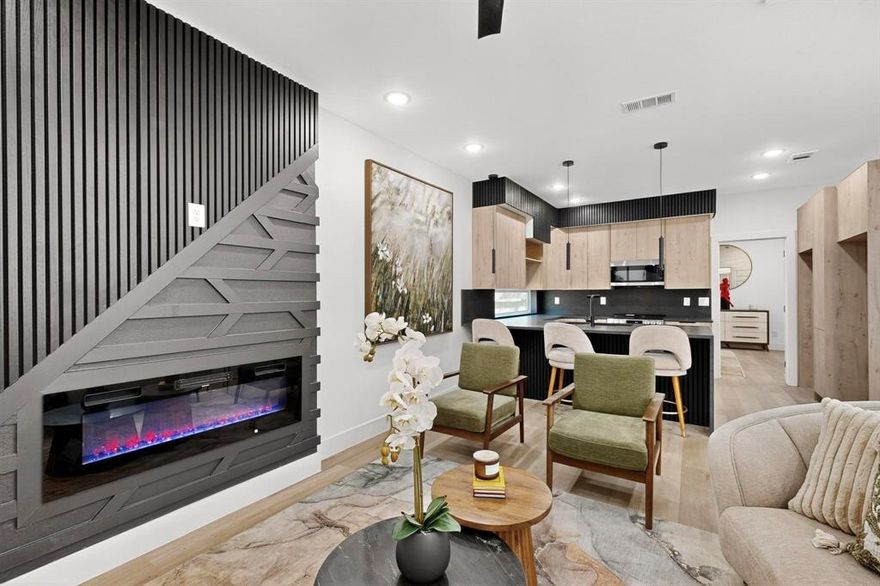 !!!!!!!SELLER OFFERING UP TO $10k CONCESSION THAT CAN BE USED TOWARDS CLOSING COST, RATE BUYDOWN OR SALES PRICE.  REFRIGERATOR AND WASHER DRYER INCLUDED.   PROPERTY GREAT FOR FIRST TIME HOMEOWNER, INVESTMENT OR AIRBNB PROPERTY!  


Introducing an unrivaled expression of modern AFFORDABLE living. This stunning modern one story perfectly blends luxury living with modern functionality.  This open floor plan offers 2 bedrooms, 2 bathrooms, oak cabinetry throughout, granite countertops and stainless-steel appliances.  


Each unit includes a spacious living and dining area perfect for everyday living and entertaining. The art decor kitchen includes an oversized island with waterfall quartz countertop, range, microwave, stainless steel refrigerator and dishwasher.  Clean architectural lines, LED lighting throughout, and LVP flooring adds sophistication to every room.


The primary suite is a true retreat, that comfortably accommodate a king size bed, fireplace and tons of natural lighting.  The lavish spa bathroom includes 48 inch floating vanity, wet area with soaking tub and shower.

Home scheduled to be 100% completed by end of December.