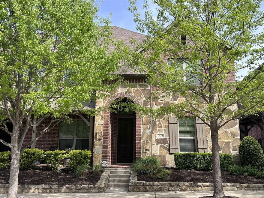 Beautiful move-in ready, end-unit townhome nestled in a quiet, charming neighborhood and zoned to the highly sought-after Frisco ISD.  Ideally located just minutes from Hwy 121, US-75, and the Dallas North Tollway, with easy access to major employers, shopping, dining and entertainment.
This home features a neutral color palette, perfect for any style of décor, along with hardwood flooring throughout the entire first floor.  The popular open-concept layout offers both comfortable everyday living and an ideal space for entertaining.  The kitchen is well-appointed with stainless steel Frigidaire appliances, gas cooktop, upgraded granite countertops and backsplash, and a large island with breakfast seating.  The first floor also includes a convenient powder bath and an office nook—perfect for a remote workspace.  Upstairs, a versatile loft provides additional living space that can be used as a game room, office, or fitness area.  The spacious primary suite features a large walk-in closet and an ensuite bath with dual vanities.  Additional highlights include new paint throughout, tankless water heater, energy-efficient Ecobee smart thermostat, and extra storage space under the stairs.  Refrigerator, washer, and dryer are all included.

 

Don’t miss this opportunity to own a stylish, move-in ready home in one of McKinney’s most desirable locations!