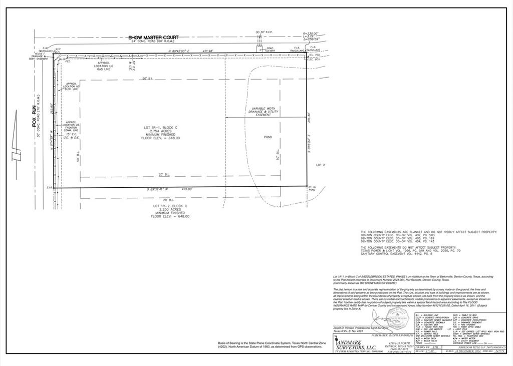 Saddlebrook Estates - Land