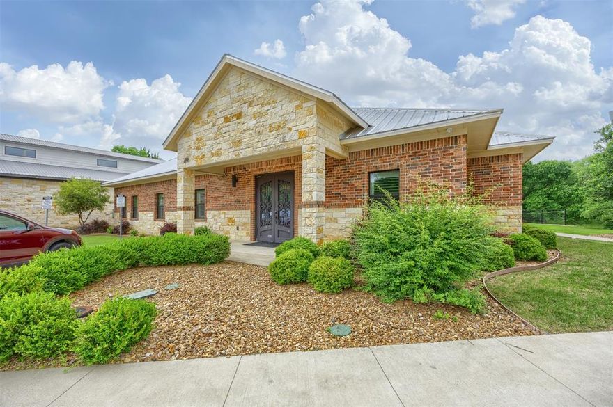 Position your business for growth and visibility with this exceptional 5000 sq ft modern farmhouse-style office building in McKinney, Texas. Ideally situated near major freeways, the Historic Downtown McKinney Square, and the expanding McKinney National Airport, this property combines timeless design with modern functionality in a rapidly growing commercial corridor. The building’s charming modern farmhouse architecture creates a professional yet welcoming environment that stands out in today’s market. A scenic and functional patio overlooks the heavily wooded Wilson Creek Park, providing a relaxing retreat for employees and visitors. Constructed in 2019, the property offers the advantages of newer construction, including energy efficiency, updated systems, and minimal deferred maintenance. Inside, the space has been thoughtfully designed for productivity and flexibility, with high-quality finishes and an open layout that can accommodate a variety of professional uses. In addition to the main office area, there is over 800 square feet of additional storage space that provides value-add potential in the form of expanded offices, meeting rooms, or specialized work areas as your business grows. The site includes twelve dedicated parking spaces directly in front of the building, ensuring excellent accessibility for staff and guests with additional parking in back. The prime location provides easy access throughout the Dallas–Fort Worth metroplex and proximity to expanding McKinney National Airport, making it ideal for future businesses with frequent travel or visiting clients. As one of the fastest-growing commercial areas in Collin County, this property offers significant long-term value for both owner-users and investors. With its distinctive design, high-quality construction, and built-in expansion potential, this office property represents a rare opportunity to establish your business in one of North Texas’s most dynamic markets.