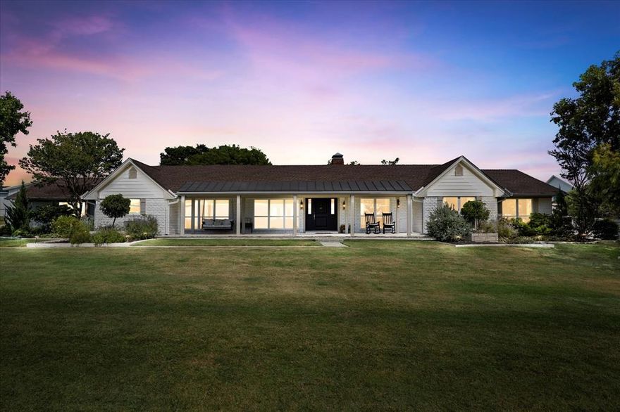 Welcome to your dream home nestled on a serene 3.87-acre property in highly desirable North Rockwall. Located outside city limits yet within award-winning Rockwall ISD, this estate offers the perfect blend of privacy, luxury, and convenience. Elegantly renovated with designer finishes and attention to detail everywhere you look, no stone has been left unturned in creating a home that is both stylish and functional. The flexible open-concept floor plan features 5 bedrooms and 3 full baths, including a rare second primary suite ideal for multigenerational living, in-laws, or extended guests. Inside, you’ll find thoughtfully curated finishes, a seamless flow between living spaces, and abundant natural light that enhances the home’s inviting atmosphere. Step outside and experience true resort-style living. Entertain in the fully equipped dream outdoor kitchen, relax by the sparkling pool and spa, or perfect your short game on the private putting green. The manicured lawn, mature landscaping, and expansive covered patios in both the front and back provide multiple spaces to unwind and enjoy the tranquil surroundings. For hobbyists and professionals alike, the property includes a large workshop with ample parking, plus a barn and chicken coop for those seeking a touch of country living. All of this is just minutes from the conveniences of town, offering the rare opportunity to escape the hustle and bustle without sacrificing access to shopping, dining, and entertainment. This home is the complete package—luxury, functionality, and lifestyle all in one.