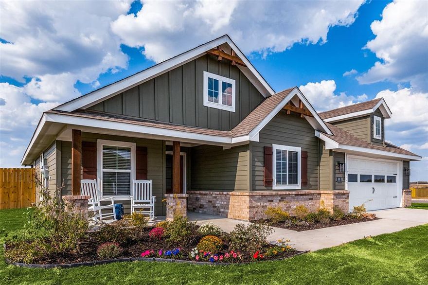 Stunning Model Home Now Available!

This beautifully designed 3-bedroom, 2-bath home with a study showcases elevated finishes throughout. The spacious primary suite features a luxurious walk-in shower, dual vanities, and an oversized walk-in closet.

The kitchen is a true showpiece with upgraded island cabinet wrap, designer backsplash, upgraded sinks, and sleek black fixtures. The living area is anchored by a striking stone electric fireplace, creating a warm yet modern focal point.

Privacy blinds are already installed, and every detail reflects the thoughtful upgrades and craftsmanship that set this home apart.

Move-in ready and loaded with designer touches — don’t miss your opportunity to own this former model home.