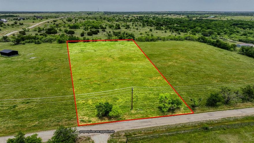 Check out one of our new communities, Loving Springs!! You can choose a 2.5-acre lot or a 5-acre lot. This community does not have an HOA and offers beautiful scenic views with scattered trees and gorgeous sunrises and sunsets. Even though you're out in the country, you're still close to Weatherford, the Historical town of Mineral Wells and to an amazing lake known as Possum Kingdom! Light deed restrictions. Come build your dream home!