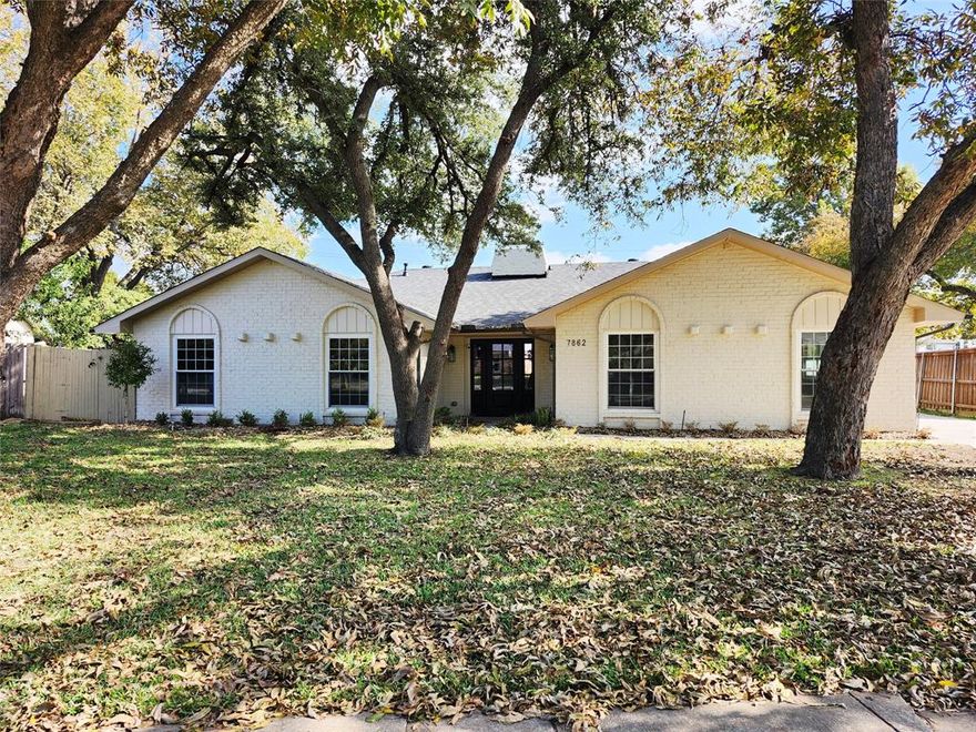 Welcome home to this beautifully refreshed gem in the highly sought-after Richardson ISD! Perfectly located near I-635, US-75, and the Dallas North Tollway, this home offers the ideal balance of convenience and community—just minutes from your favorite grocery stores, cozy coffee spots, and some of North Dallas’s trendiest restaurants.
Step inside and feel the warmth of the hardwood floors and the inviting glow from the stunning fireplace. The home has been thoughtfully updated from top to bottom with a brand-new roof, sleek black gutters, and a stylish new front door that instantly elevates curb appeal. Inside, you’ll find four spacious bedrooms, 2.5 bathrooms, and a flexible bonus room that’s perfect for a playroom, home office, or gym. Brand-new carpet in the bedrooms and updated lighting throughout give the entire space a fresh, modern feel.
Out back, your private backyard oasis awaits—with a sparkling pool ready for summer gatherings and lazy weekend afternoons. The foundation has been recently repaired, offering peace of mind for years to come. The oversized garage not only provides ample parking for 2, but additional space for a workbench, storage, or just ease of passage!
This is more than just a house—it’s a place where comfort, style, and location come together effortlessly. The pride of ownership is evident throughout the neighborhood, and it’s easy to imagine yourself calling this one “home.”