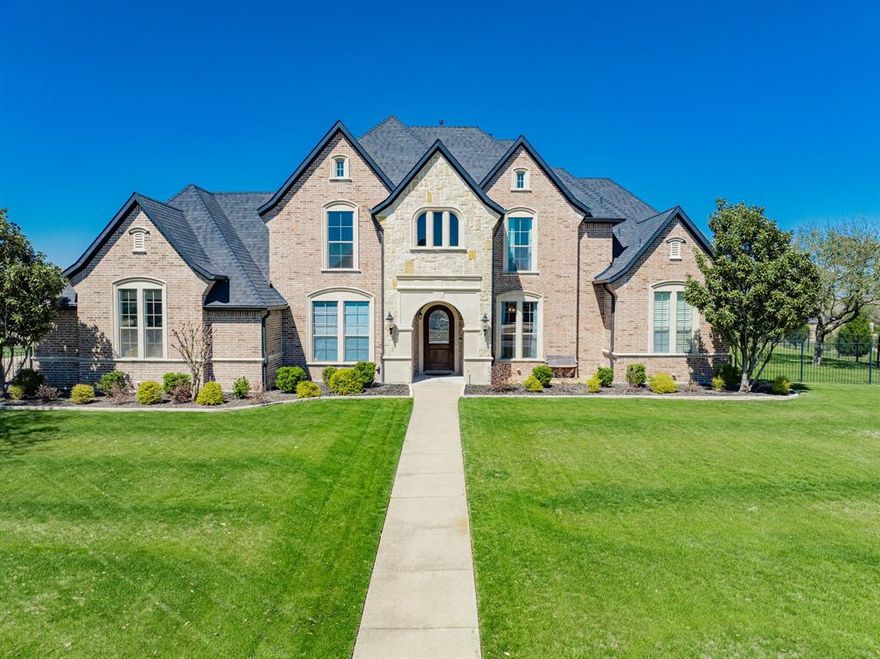 Welcome to your DREAM HOME, 13 Kensington Drive.  If you have been looking for a timeless, elegant and spacious home with privacy located in the heart of Heath, look no further.  This is a MUST SEE ~ gorgeous 4 bedroom, 3.5 bath, South-facing, brick & stone home, on a 1+ acre corner lot, located in the highly sought after neighborhood of Stoneleigh.  The home has a grand open floor plan (perfect for entertaining) with expansive windows throughout, allowing for plenty of natural light and views of the beautiful landscaping.  As you enter the home, there is dedicated office and a private guest wing, with a beautifully appointed private bath.  The spacious and inviting primary suite, with a show stopper designer bathroom, provides a spa-like retreat that is separated from the rest of the home for optimal privacy. Upstairs are two oversized bedrooms, with large walk-in closets and a Jack-and-Jill bathroom for optimal function and comfort. On the other side of the second floor, there is an expansive loft and home theatre. While this house was built in 2005, the current owners have been meticulously and continually updating the property since 2020, including painting the entire interior and exterior, remodeling the bathrooms, adding and replacing the lighting, plumbing fixtures with designer fixtures, updating with premium carpeting, and revitalizing the expansive landscaping.  All of the home’s major systems have been replaced since 2023, including new roof with upgraded gutters and downspouts, 3 new HVAC systems and a new mini-split unit in the garage, and new tankless water heater. You can see the thought, creativity, and dedication that has been put into every aspect of this home, which is on full display in the backyard. In 2024, numerous privacy trees and a fully custom cabana-style salt water pool with outdoor kitchen and entertainment area were added.  If you are not yet sold on 13 Kensington Drive, come see why this could be the perfect home for you.