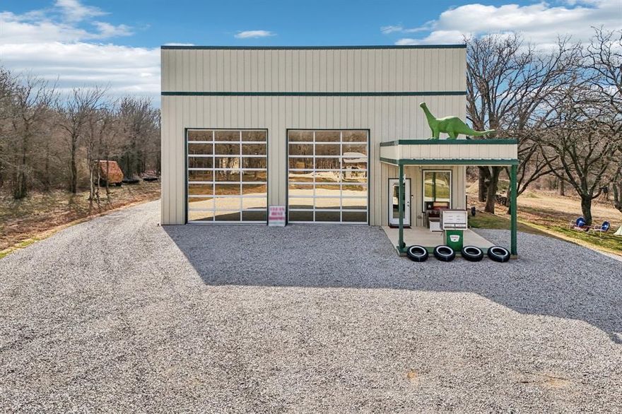 Welcome to 189 County Road in Boyd, where country living meets wide-open versatility. Set in peaceful Wise County, this unique property offers a spacious shop-style home designed for flexibility, function, and connection to the outdoors.

Thoughtfully designed with an open, expansive layout, the home is set up much like a shop — providing incredible versatility for a variety of lifestyles. The generous interior space allows for oversized furnishings, hobby areas, workspace potential, or creative customization to suit your needs. Whether you envision a live-work setup, storage for recreational equipment, or simply appreciate the openness, this floor plan offers room to breathe.

Large windows flood the interior with natural light, creating a bright and airy atmosphere throughout. The abundance of glass allows you to feel closely connected to the surrounding landscape, bringing the beauty of the outdoors inside and offering peaceful views of the property from nearly every angle.

With its spacious design, natural light, and serene setting, this property delivers the freedom and flexibility that make country living so appealing. Zoned to Boyd Independent School District, it combines rural privacy with everyday convenience.

If you're looking for something beyond the traditional floor plan — a property with space, light, and endless potential — this Boyd home is ready to inspire your vision.