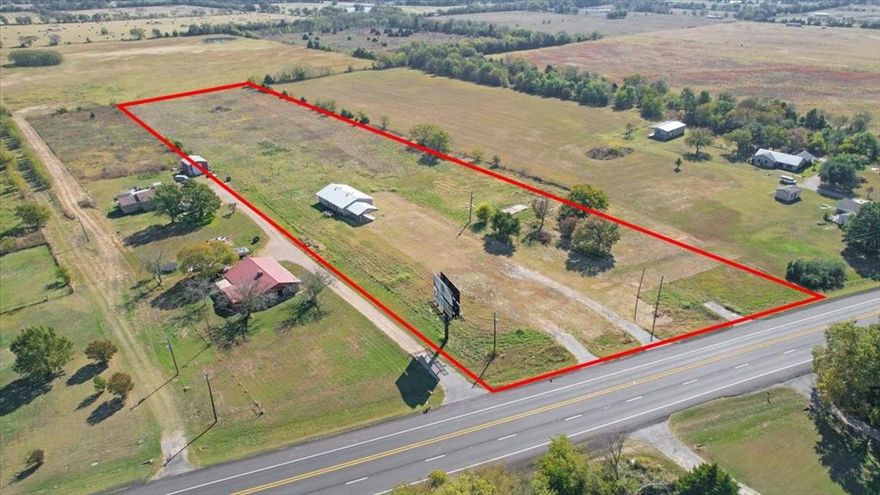 7.39 Acres of Unlimited Potential – Just Outside Bonham, TX!
No Zoning • No City Taxes • Endless Possibilities
Discover the freedom to build your vision on this 7.39-acre tract of prime real estate, located less than a mile from the thriving city of Bonham, Texas. Enjoy the advantages of being outside city limits—no zoning restrictions and no city taxes—giving you the flexibility to bring virtually any project to life.
Fannin County is booming, fueled by two new lakes—Bois d’Arc Lake and Lake Ralph Hall—that are driving growth, investment, and demand across the region. Perfectly positioned just 45 minutes northeast of DFW, 35 minutes west of Paris, and 30 minutes east of Sherman, this property sits at the center of North Texas opportunity.
The land itself is level and ready to build, offering excellent highway frontage, three curb cuts-driveways for ingress and egress, and gravel drives with ample parking.
A 1,900 sq. ft. metal building (heated and cooled) with a 600 sq. ft. porte cochere adds valuable utility and versatility—ideal as an office, shop, or operations hub.
Property Highlights:
7.39 acres of unrestricted land — no zoning, no city taxes,
Excellent highway frontage with three curb cuts,
Gravel drives and parking already in place,
1,900 sq. ft. metal building on slab, heated and cooled,
600 sq. ft. porte cochere for covered access or storage,
Level topography ideal for development,
Rapidly growing area near new Bois d’Arc & Lake Ralph Hall projects
Easy access to Bonham, Paris, Sherman, and the DFW Metroplex
Ideal Uses:
RV or mobile home park ,Construction yard , Automotive , Distribution , Nursery & landscape , Manufacturing , Retail , Mini storage , Warehouse , Wholesale , Mixed-use

Bring your ideas, equipment, and ambition — this property is your blank canvas for growth and success!