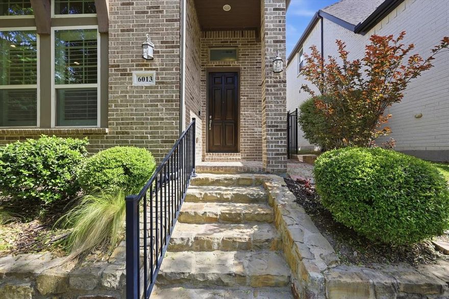 LOCATION, LOCATION, LOCATION! Stunning low-maintenance home with space for everyone, ideally situated across from a park, sand volleyball court, Lifetime Fitness, and the Byron Nelson host course—TPC Craig Ranch. Easy access to State Highway 121 puts you just minutes from District 121, HUB 121, and Historic Downtown McKinney. Rare multigenerational floorplan featuring two full master suites—one downstairs and one upstairs—each with spacious bedrooms, large ensuite baths, and walk-in closets. Beautiful wood flooring flows through the main living areas, enhanced by abundant natural light, tons of recessed lighting, and plantation shutters in the living room and both master suites. The bright kitchen is designed for entertaining with granite countertops, stainless steel appliances, gas cooktop, stylish backsplash, abundant cabinetry, and a large island open to the living room. Upstairs offers a spacious game room and two oversized secondary bedrooms with a Jack-and-Jill bath and walk-in closets. Additional highlights include half baths on both levels, a large laundry room with mudroom drop zone, and a functional layout throughout. Enjoy a fenced backyard with a patio on the side yard. Rear-entry garage faces a street (not an alley), and the wide front street allows for easy guest parking. Move-in ready with oven, microwave, and dishwasher replaced in 2025. Don't miss this beautiful home in a great location!