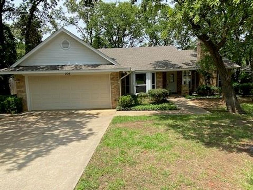 Blue Ribbon Schools (GCISD)!! Mature trees, lawn maintenance by the landlord, AC unit installed 2021, 50-gallon energy efficient H2O heater installed 2023. Energy-efficient windows in front and side were installed May, 2023. Walking distance to beautiful Colleyville Nature Center, Echo Hills Park. Rail Transit stops at NRH Smithfield Rd & Grapevine Main St. which runs to DFW Airport and Fort Worth,  TRE Train runs to the City of Dallas & Fort Worth with a convenient stop at Bell Textron all minutes away. TCC Hurst location is conveniently located 2.5 miles away (HWY 26).