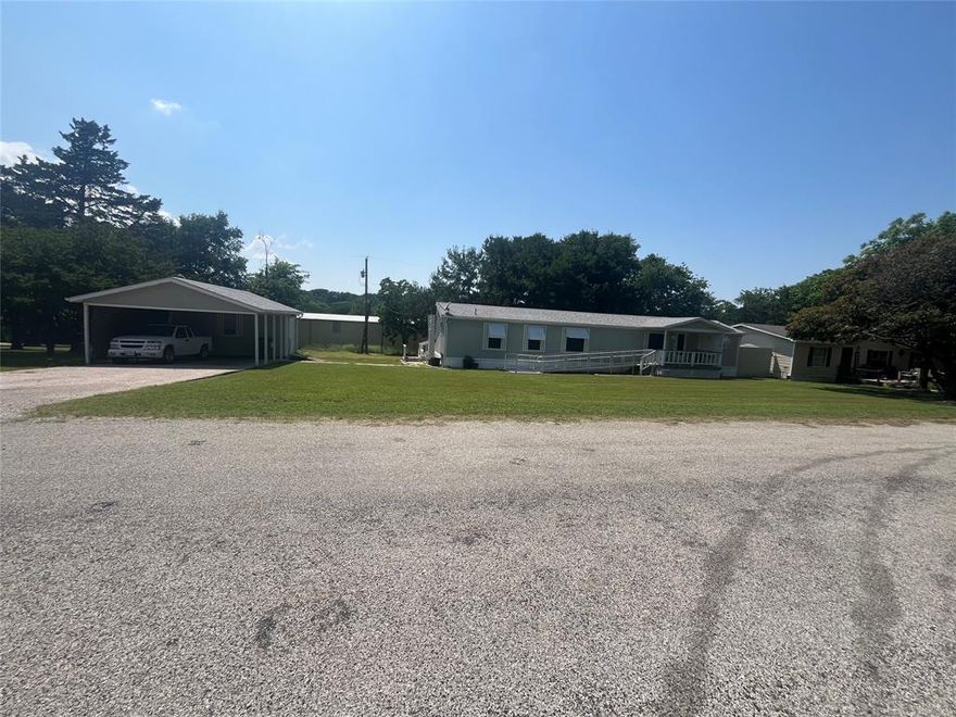 Don't miss this amazing oportunity to own a beautiful lake home just minutes from Lake Texoma! Wheather you are looking for a full-time residence, a weekend getaway or an income-producing rental or Airbnb, this porperty has it all.  Situated on just over half an acre this home offers plenty of space to park your boat or RV and features two spacious living areas, perfect for entertaining or relaxing with family.  This home comes fully furnished.  A detached carport and additional storage area provided even more convenience.  Step outside and unwind in the peaceful, shaded backyard surrounded by mature trees-or start your morning with coffee on the inviting front porch.  Located in a quiet and friendly neighborhood, this property promises both comfort and tanquility.  Schedule your showing today-this gem won't last long!