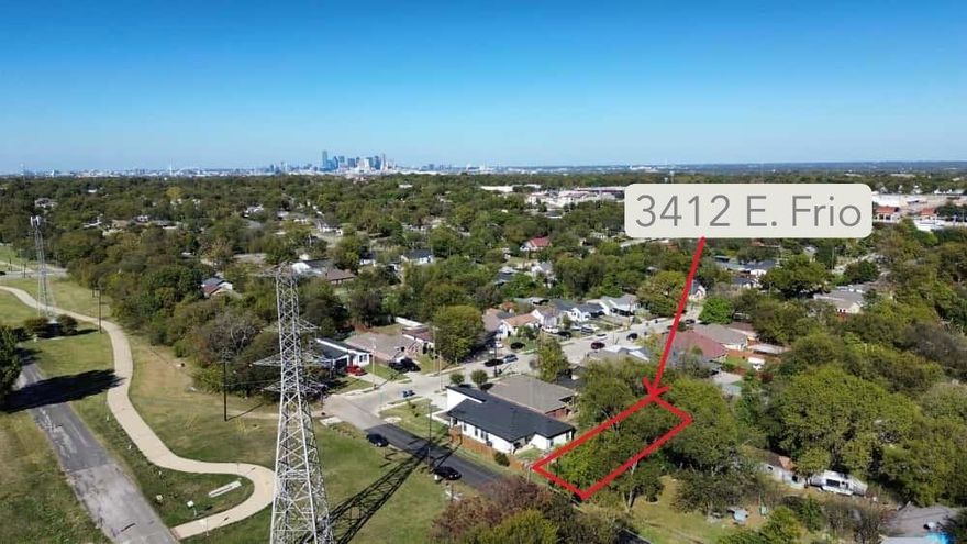 Welcome to 3412 E Frio Dr, an exceptional residential lot offering 5,053 square feet of potential in one of Dallas’s fastest-growing communities. This flat, buildable lot is perfectly positioned for a new construction home or investment project, surrounded by ongoing neighborhood redevelopment.

With easy access to downtown Dallas, I-35E, Highway 67, schools, and shopping, this property combines convenience and opportunity. Zoned SF-2(A) for single-family use, all essential utilities are nearby, just bring your plans and start building.