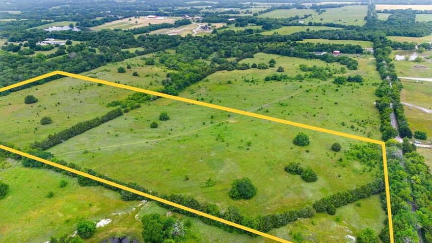 Build Your Dream Home on 17 Stunning Acres of Texas Countryside! Exceptional Property has multiple elevations for the perfect homesite. Property has numerous trees and open fields. Very private with trees completely surrounding the property borders. Abundant wildlife, peace and quiet.  Discover the perfect canvas for your dream home on this breathtaking property nestled in the rolling hills just south of Whitewright, only a 20 minute drive from downtown McKinney. With mature trees, open pastures, and scenic views in every direction, this expansive land offers a rare opportunity to design the lifestyle you've always imagined—whether it’s a custom estate, a weekend escape, or a peaceful family homestead. This one-of-a-kind property features plenty of space for outdoor living, recreation, or even equestrian facilities.  A newly built entrance off Possum Trot Hollow provides convenient access, and no known restrictions give you the freedom to build exactly what you want. Enjoy the tax benefits of a wildlife ag exemption, along with the peace and quiet that only wide-open spaces can bring. Whether you’re a nature lover, hunter, or simply dreaming of rural life without sacrificing convenience, this land delivers it all. Easy access to highways yet feel like you are away from it all! This is where growth is headed! Don't miss out on this amazing opportunity!
Located just minutes from Van Alstyne and Trenton with easy access to SH121, you’ll enjoy the perfect balance of seclusion and accessibility. As nearby areas continue to grow, this property also presents a smart investment for the future.
Don't miss your chance to create your own private paradise—opportunities like this don’t come along often! Note it is also being sold as a 34 acre tract or a 53 acre tract.