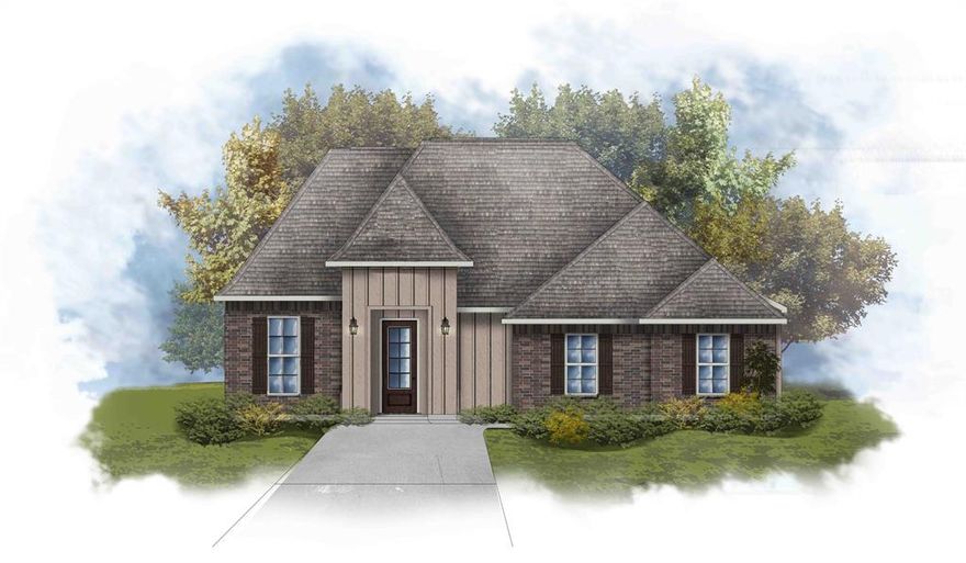 Awesome builder rate and closing cost assistance available (restrictions apply)!  

The LACOMBE IV G in Griffin Estates community offers a 3 bedroom, 2 full bathroom, open design with a computer nook.  

Features:  separate vanities, garden tub, separate shower, and a walk-in closet in the primary suite, tray ceiling in the primary bedroom, primary closet goes through to the laundry room for added convenience, a kitchen island overlooking the living room, boot bench and a built-in desk for the computer nook in the mud room, covered rear patio, side-entry garage, recessed lighting, ceiling fans in the living room and primary bedroom are standard, smart connect wi-fi thermostat, smoke and carbon monoxide detectors, post tension slab, landscaping, architectural 30-year shingles, flood lights, and more!  

Energy Efficient Features:  a tankless gas water heater, a kitchen appliance package, low E tilt-in windows, and more!