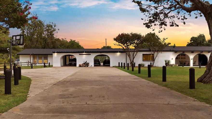 Experience the best of ranch living on this stunning 25-acre property! Featuring a sparkling pool, spacious barn with 4 stalls and room for horses, and multiple living spaces, this ranch is the perfect blend of comfort and function. The main home is complemented by a separate guest house with 2 bedrooms, 1 bath, full kitchen, and laundry, plus an additional building with a full bath that can serve as a pool house, office, or gym. Wide-open acreage offers endless possibilities for riding, recreation, or future expansion. With plenty of room for family, guests, and livestock, this property is ready to welcome its next chapter.