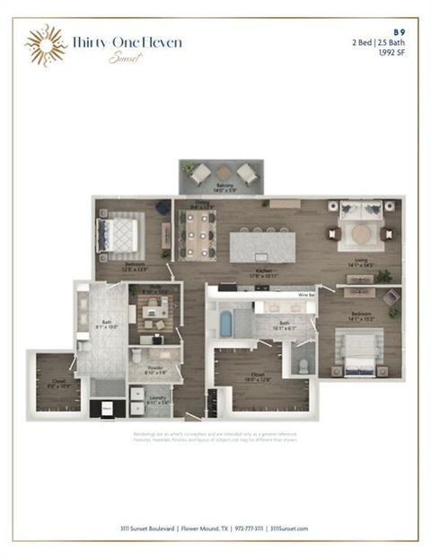 Tiny photo for 3111 Sunset Boulevard #1422, Flower Mound, TX 75022 (MLS # 21071095)