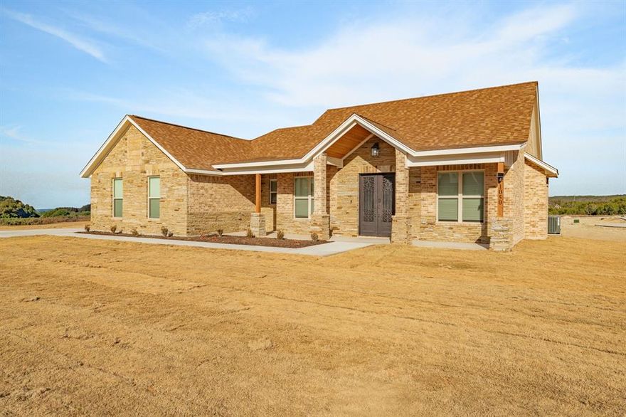 Discover this brand new home perfectly situated in one of the area’s most desirable locations Glen Rose ISD, known for its top rated schools and small-town charm. This thoughtfully designed new construction home offers modern comfort with country appeal, featuring clean lines, open-concept living, and quality finishes throughout.

 Enjoy peace of mind and convenience with concrete streets, underground utilities, and high-speed fiber internet-a rare find in rural Texas. The neighborhood is known for its meticulous cleanliness and quiet surroundings, offering the ideal balance between community and privacy. Best of all, there’s no HOA, giving you the freedom to truly make this home your own.

If you’ve been looking for a great place to call home, in Glen Rose with all the benefits of new construction and the beauty of Somervell County, this is the one to see.