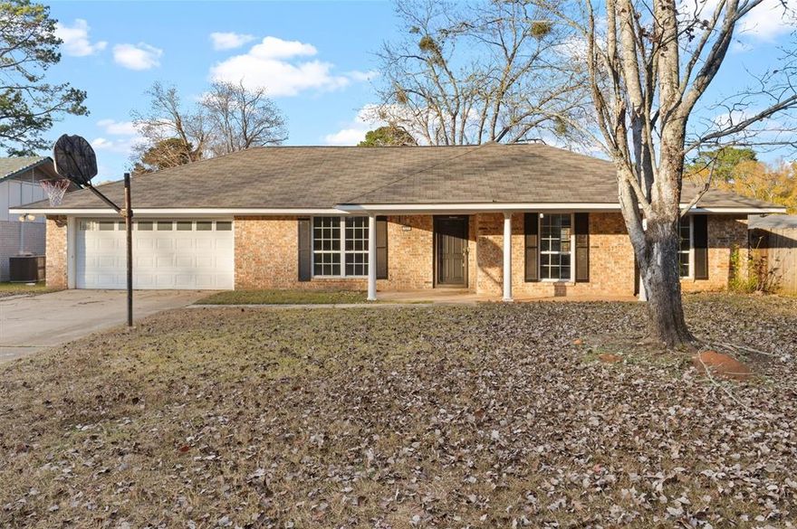 Spacious home in quiet Espanita in the Haughton Area and close proximity to Barksdale AFB! The large rooms and vaulted ceilings in the living room just add to the spacious feeling of this house. A functional floor plan with three bedrooms and two bathrooms on one wing of the home, with the living spaces on the other. The primary bedroom features an ensuite bathroom and dual closets. Nice-sized backyard and covered front and back porch offer a great space for entertaining or running around. Owner Agent