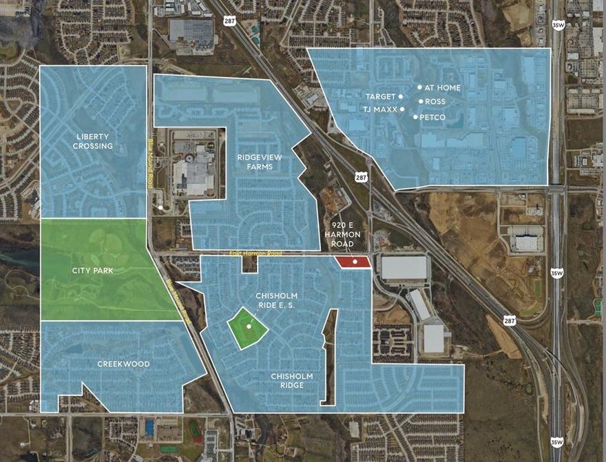 Opportunity to acquire 3.257 acres zoned light industrial at the corner of Harmon and Harmon in Ft Worth.  Prominent corner positioning offers strong visibility, access, and flexible development potential.
