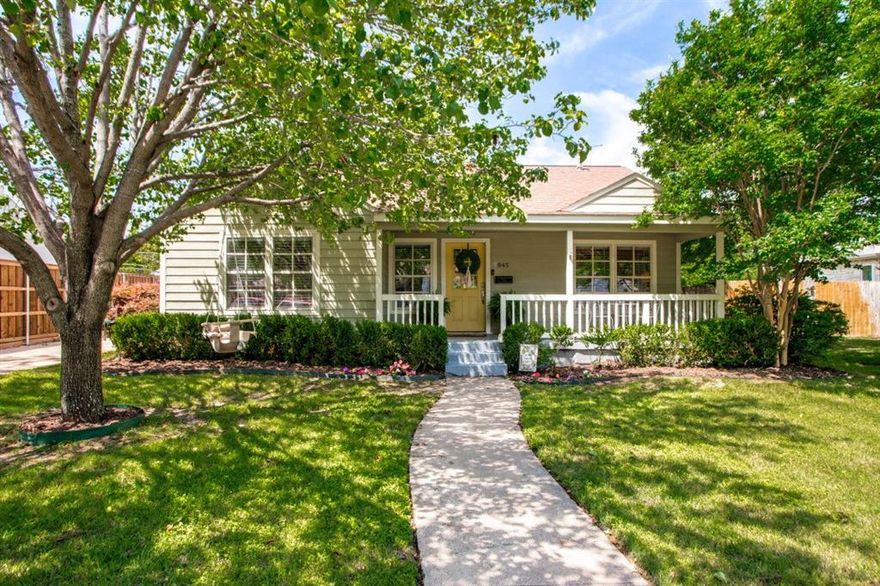 Don’t miss your chance to own this charming home in the highly desirable Crestwood neighborhood! This 2-bedroom home with an additional flex space currently used as an office is beautifully updated and move-in ready. The updated kitchen features quartz countertops, tile backsplash, gas cooking, and a separate utility room with pantry. Yet, the home still maintains its original character with hardwood floors, built-ins, and timeless charm throughout. A rare find for Crestwood, the oversized backyard offers exceptional outdoor living with both a covered porch and covered patio which are perfect for entertaining and relaxing. Additional highlights include an enclosed 2-car carport and electric driveway gate. This Crestwood gem truly checks all the boxes!