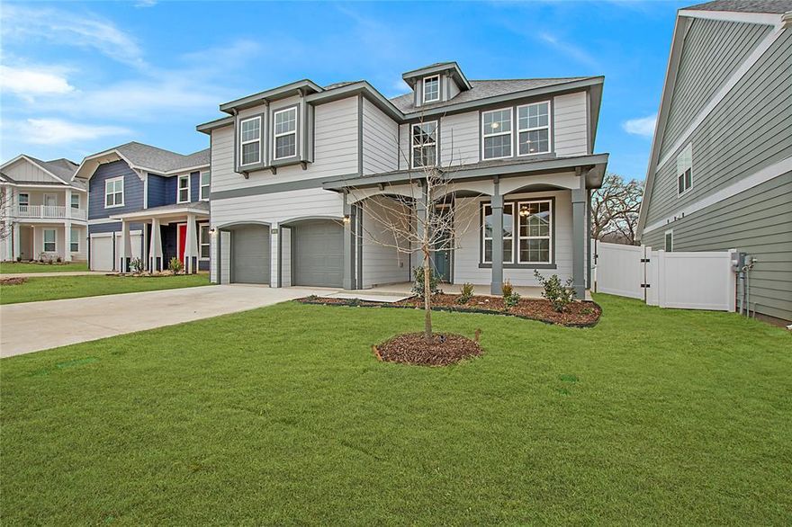 Room to live, work, and play—your nearly new Aubrey home awaits! 
Nestled in a serene cul-de-sac within the highly desirable Aubrey ISD, this 2,784 sq. ft. home offers the perfect blend of space, style, and comfort. With thoughtfully designed living areas and a rare private balcony off the primary suite, this home is built for both everyday living and entertaining.
Inside, a secluded home office with double doors sits just off the entry—ideal for working from home or quiet study. The open-concept kitchen and family room are the heart of the home, featuring a breakfast bar, sleek backsplash, custom cabinetry, and abundant natural light, all centered around a cozy gas fireplace.
Upstairs, discover three spacious bedrooms and a generous loft that’s perfect for play, relaxation, or an additional work space. The primary suite is a true retreat with its private balcony overlooking breathtaking views, a spa-like bathroom with soaking tub, separate shower, dual vanities, and a walk-in closet big enough to impress.
With nearly 2,800 square feet of well-designed living space, this home gives you room to spread out and enjoy every moment. Don’t miss the chance to lease this beautiful Aubrey property—schedule your tour today!