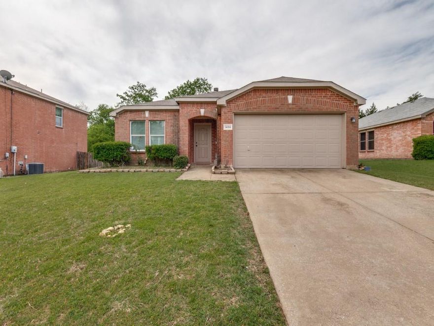 Incredible opportunity to own this beautifully updated 3-bedroom, 2-bath home in an excellent location! This property combines comfort, functionality, and recent upgrades, making it move-in ready. In August 2025, a new water heater was installed, and brand-new laminate flooring replaced all carpeting throughout the living room, dining room, hallways, and bedrooms, creating a clean, modern look and easy maintenance. The home is enhanced by new multiple recessed lights in the living room, dining area, and kitchen, creating a bright, welcoming atmosphere. Additional upgrades include ceiling light fans in the dining room, master bedroom, and one secondary bedroom, adding both comfort and style. The home is super spacious, boasting an open concept. With a well-designed layout and thoughtful improvements already in place, this home is ready and perfect for buyers looking for value and a great space to make their own. Quiet community, close to major highways, and NO HOA! Home sold AS-IS. Schedule your showing today and bring us an offer!