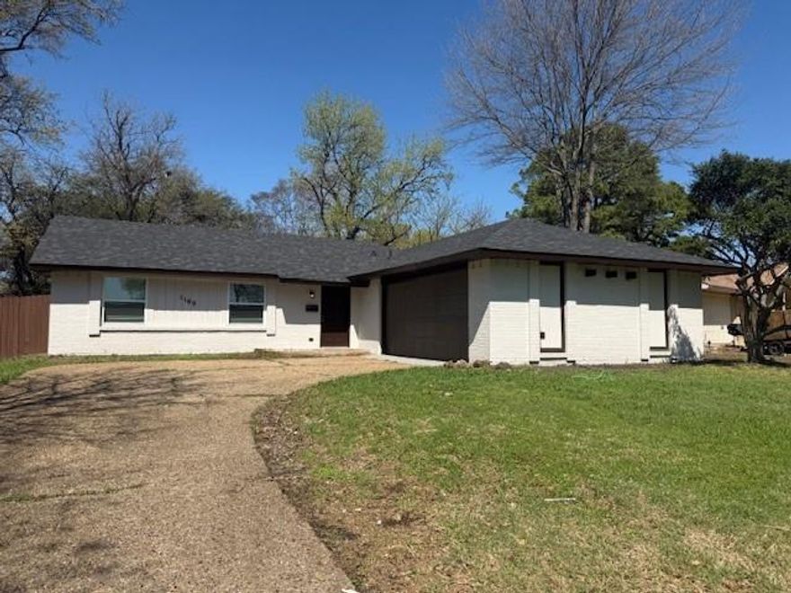 Welcome home to this freshly remodeled single story open floorplan. Both inside and out has fresh new paint and it looks light and bright.  There is new flooring throughout and new cabinets and appliances in the white kitchen that opens to a vaulted ceiling family room. You can see yourself entertaining right outside on the covered patio area that opens onto the fenced back yard. The roof is brand new 30 yr and windows are all brand new. There is parks, school all within walking distance and access to shopping and freeways nearby. This is a must see!