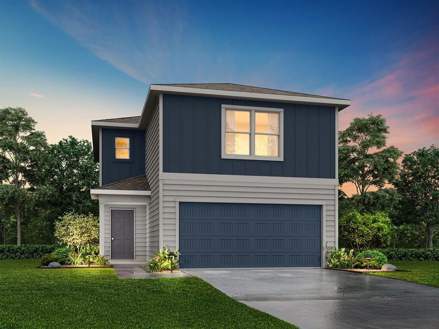 MLS# 21204819 - Built by NHC - Jun 2026 completion! ~ Model 1600 A1 -The Glacier Plan from our Freedom Series is a thoughtfully designed 2-story home offering 3 bedrooms, 2.5 bathrooms, and 1,600 square feet of living space, complete with a 2-car garage. As you step inside, you’ll pass the staircase to the upper level before arriving at the bright and open family room. This inviting space flows seamlessly into the kitchen and dining area, creating the perfect setting for family time or entertainment. A convenient half bathroom is located just off the kitchen for easy access. The upper level is designed for relaxation and privacy, featuring a spacious primary suite with a walk-in closet and a private bathroom. Two secondary bedrooms, a full bathroom, and a laundry room complete this level. A large loft provides additional living space, ideal for a playroom, media area, or home office.