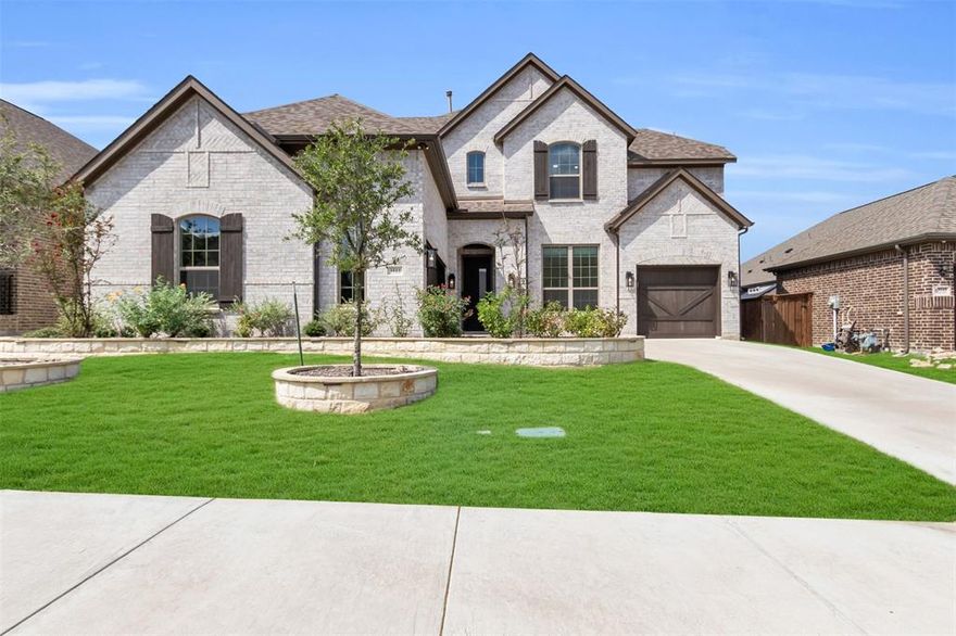 Located in highly rated Rockwall ISD, this stunning 4-bedroom, 4.5-bathroom home features an open, bright floor plan with beautiful upgrades throughout.
Soaring ceilings welcome you into the entry, living room, and kitchen. The modern kitchen offers expansive counter space, a large island, stainless steel appliances, and plenty of storage—perfect for everyday living and entertaining family and friends. 
The primary suite is spacious and inviting, with a luxurious bathroom featuring dual sinks, a soaking tub, separate shower, and a generous walk-in closet. A second bedroom downstairs with ensuite is ideal for guests or multigenerational living.
Upstairs includes an oversized game room, a separate media room, and additional spacious bedrooms—each comfortably fitting a king-size bed. The private office downstairs provides a quiet space for work or projects.
Luxury wood flooring, abundant natural light, and thoughtful design makes this home one of a kind. The large backyard with no neighbors behind offers privacy and room for play, and outdoor fun.
Fridge, washer, and dryer included! MOVE IN READY! 
Breezy Hill offers fantastic amenities including a community pool, walking trails, parks, and year-round activities. Minutes to shopping, restaurants, the lake, and easy access to major freeways. 
This home has it all—make it yours before it’s gone!