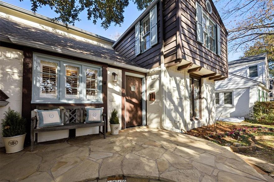 Welcome to this meticulously restored classic home, originally designed by renowned architect Charles Dilbeck. Located in top-ranked HPISD, this property offers modern comfort combined with timeless style. The expansive chef’s kitchen is a standout feature, boasting premium Bertazzoni appliances, an oversized island, a coffee bar, and a separate pantry and mudroom. The main level also features formal living and dining spaces, a family room, study, full bath and large storage closet.  Upstairs you’ll find the primary suite complete with a full bath and spacious walk-in closet, along with three additional bedrooms, a flexible living space, and the convenience of a 2nd floor laundry room. The exterior is equally impressive, featuring a front-entry 1-car garage with an oversized storage room or workshop, and a sprawling backyard with plenty of space for a pool, play area, or your custom retreat. This home has been thoughtfully upgraded with modern electrical, plumbing, and data systems, along with two large attic spaces that provide extensive storage or potential for expansion. With details like exposed wood beams, stained glass accents, and remarkable craftsmanship, this home seamlessly combines sophistication with practicality.