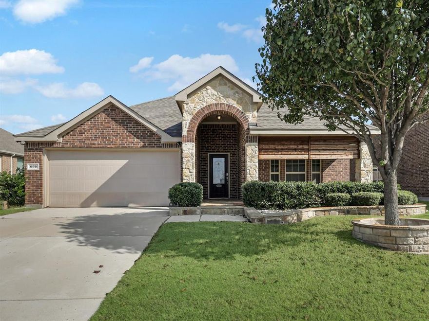 Now available! Built in 2016, this 3-bedroom home with a dedicated study is perfectly located in Oak Point just 2 miles from Little Elm Beach and 1 mile from Oak Point Elementary. The open layout features a spacious living area with a wood-burning fireplace and a kitchen with granite countertops and Frigidaire stainless steel appliances. The oversized backyard offers privacy and a large patio for outdoor living. Primary suite includes dual sinks, a separate tub and shower, and a walk-in closet with built-in shelving. Additional highlights include an epoxy-coated garage floor and a laundry room with extra storage. Refrigerator, washer, and dryer are included.
