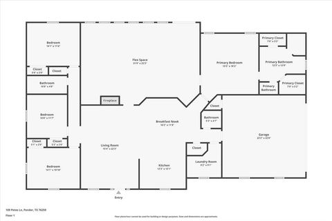 Tiny photo for 109 Petes Lane, Ponder, TX 76259 (MLS # 21083103)