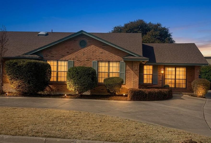 Just 10 Minutes from the TCU Campus!! Beautifully refreshed three bedroom, two bath home featuring new interior paint and brand-new carpet throughout. There is a firewall between the two units. The fresh, neutral finishes create a bright and inviting atmosphere that’s move-in ready. Enjoy the comfort of spacious living area filled with natural light, perfect for relaxing or entertaining. Step outside to your private courtyard, an ideal retreat for morning coffee, outdoor dining, or quiet evenings under the stars. Whether you’re downsizing, investing, or buying your first home, this property offers comfort, style, and low-maintenance living in one inviting package. Kitchen features granite counters, built in oven, electric cooktop and built in desk. Spacious primary suite offers a relaxing retreat. Private entrance to the courtyard. Walk-in shower and seperate tub and double sinks. Additional bedrooms provide flexibility for family, guests, or a home office. Located in a desirable neighborhood, this home offers easy access to shopping, dining, parks, and major roadways. Residents enjoy the balance of a peaceful residential setting with close proximity to everyday conveniences. TCU is only 10 minutes away as well and easy access to Fort Worth Zoo.