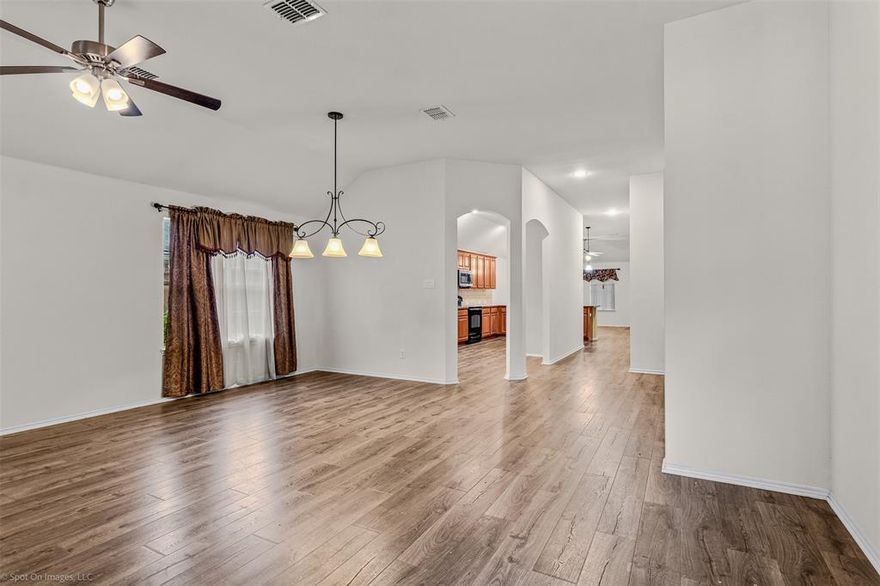 Welcome to your next home—where space, comfort, and convenience come together! This beautifully designed property offers a flexible floorplan with two spacious living areas and two dining spaces, perfect for everyday living or hosting get-togethers. The large family room is ideal for game nights or relaxing weekends, while the covered patio invites you to enjoy the outdoors, rain or shine.
You’ll love the sizable primary suite featuring a generous bath and ample closet space—your own private retreat at the end of the day. The three-car garage provides plenty of room for vehicles, and storage.
Located just minutes from local parks and with easy access to Dallas, Forney, Terrell, and Rockwall, commuting is a breeze. Whether you're entertaining, working from home, or just enjoying a little extra elbow room, this home checks all the boxes.
Come take a look—you just might find it's exactly what you’ve been looking for!