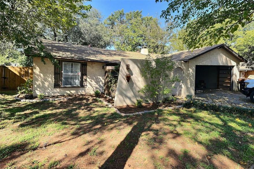 Discover this charming home close to UNT and Denia Recreation Center and Park. Many updates including paint, floors, HVAC, and kitchen. Enjoy winter nights by the gas or wood burning fireplace. Playground, Park and Recreation Center are just steps away as is Borman Elementary. Very close to UNT and shopping areas. Leslie St is a quiet cul-de-sac with little traffic. Enjoy a large private and shady back yard. This home is a great choice for a starter, downsize or investment. Ready for immediate occupancy.