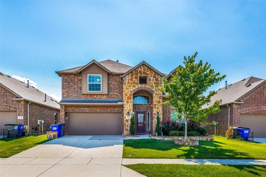 Beautiful east-facing home is a true gem! Freshly painted whole house and refinished floors With 4 bedrooms, 3.5 bathrooms, an office room, and a game room, it offers ample space for comfortable living. First floor is all nail down hard flooring and entire house has been freshly painted, ensuring a clean and inviting atmosphere. The huge living area features a projector and screen, perfect for enjoying movies and creating a theater-like experience.The kitchen boasts granite countertops, an island with a gas cooktop, and modern appliances.Step outside to the huge covered patio, ideal for outdoor gatherings or simply relaxing.Located in the esteemed Little Elm ISD school district. The Rivendale by the Lake community offers an array of amenities, including a pool, water slides, splash pads, a playground, and walking trails. With its proximity to the DNT and Hwy 121,you'll have easy access to amenities,restaurants, and everyday conveniences.Home is  currently leased.