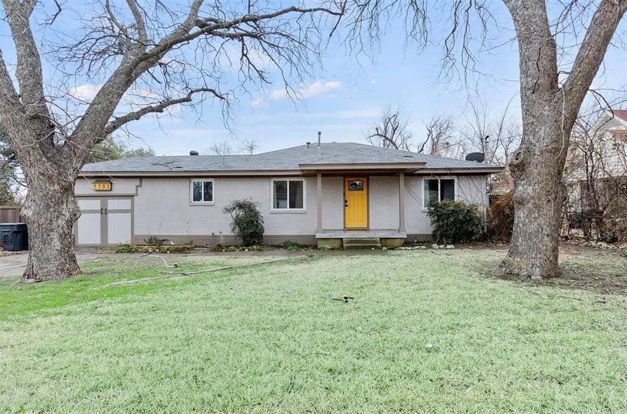 Beautiful 4 bedroom house with amazing location!  Across the street from Elmwood Farm AND the Tyler Station which is home to many of the coolest Oak Cliff local businesses.  This 4 bed 2 bath house sits on a Spacious corner lot that is Fully fenced, front and back.  Remodeled with a beautiful kitchen and spa like primary suite.