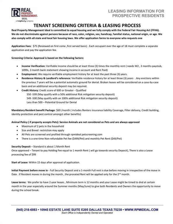 Bayside Twnhms - Residential Lease