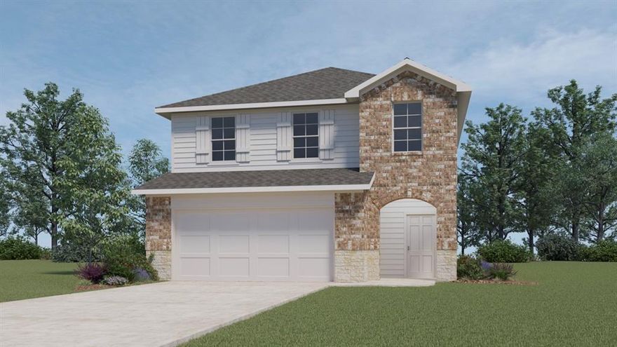 Open.  Impressive 2 story high living area!   large covered patio.  All Bedroom up stairs Generous primary bedroom. Nice sized secondary bedrooms.