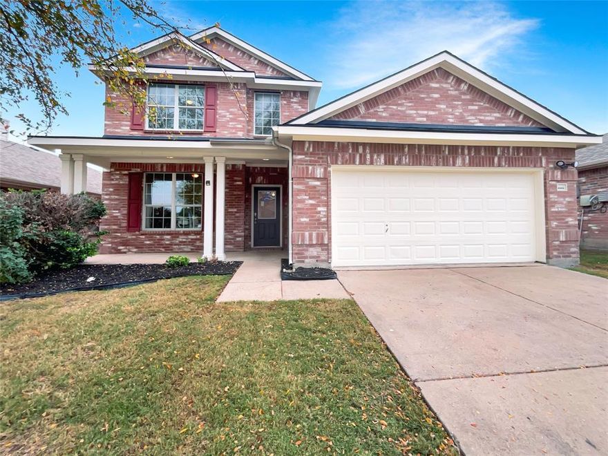 Welcome to this stunning property that offers a cozy fireplace, creating a warm and inviting ambiance in the living area. The home boasts a beautiful, natural color palette throughout, providing a soothing and tranquil atmosphere. The kitchen features a center island, perfect for meal preparation and entertaining, as well as a nice backsplash that adds a touch of elegance. With additional rooms for flexible living space, this home provides endless possibilities to suit your needs. The primary bathroom includes double sinks for convenience and good under sink storage to keep your belongings organized. Step outside and discover a fenced-in backyard, offering privacy and security, as well as a covered sitting area, ideal for enjoying the outdoors. This property has been freshly painted both on the interior and exterior, making it move-in ready. Don't miss out on the opportunity to make this lovely house your dream home. This home has been virtually staged to illustrate its potential.