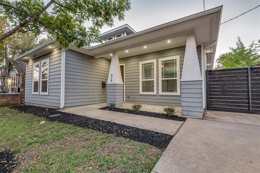 Exceptional Value in North Oak Cliff. Located between the charming Winnetka Heights Historic District and the vibrant Bishop Arts District, this beautifully updated 2017-built home offers the perfect blend of modern style and neighborhood charm. Featuring four spacious bedrooms, including a private master suite, and two full bathrooms, the open floor plan is ideal for entertaining and everyday living.

Enjoy rich hardwood floors throughout, quartz countertops, and a custom kitchen with a generous island and stainless-steel appliances—including a Samsung refrigerator. The layout flows seamlessly into the living and dining spaces, creating an inviting environment for family and guests.

Step outside to a large, private backyard with an electronic cedar gate, detached two-car garage, and plenty of space to add a pool or custom outdoor retreat. Additional upgrades include a Ring doorbell, Nest thermostat, and an extended driveway for ample parking.

Growth Opportunity: Two new construction homes are being built just two doors down making this section of Winnetka Heights one of the area’s emerging hotspots. Secure this home now while values remain accessible and watch your investment grow as development continues nearby.

The motivated seller is open to closing cost assistance or a rate buydown with an acceptable offer, making this an even more attractive opportunity for buyers.

Walk to nearby schools, restaurants, shops, and amenities like Planet Fitness. This home perfectly balances convenience, comfort, and long-term value—a true gem in the heart of North Oak Cliff!