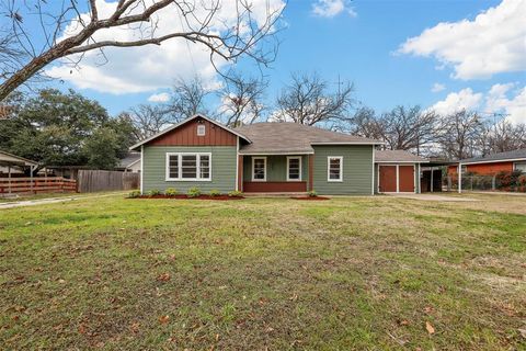 A home in Cleburne