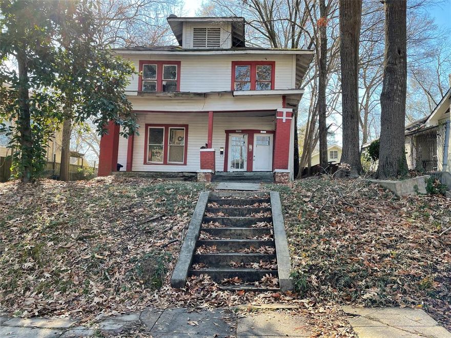 Home Experienced a fire and is to be demolished. Duplex For Sale! Needs a full makeover, but could be a great addition to your rental portfolio. Downstairs unit is 1 bedroom, 1 bathroom but could be used as a 2 bedroom.  Upstairs unit has 2 bedrooms, 2 bathrooms and an internal and external staircase, opening the property to being converted to a triplex. Each unit has its own in unit laundry. Sold As-Is, no repairs by seller.