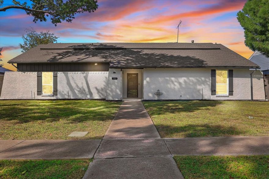 Completely Remodeled Luxury Home in College Park!
Welcome to this beautifully updated 4-bedroom, 2-bath home in the desirable College Park neighborhood of Richardson. Every detail has been refreshed to combine modern luxury with everyday comfort. The open-concept layout features designer flooring, updated fixtures, and a bright, inviting atmosphere throughout. The kitchen includes a brand-new gas stove, refrigerator, dishwasher, and microwave, sleek countertops, and stylish cabinetry and hardware perfect for entertaining.

Major updates include foundation repair, new roof, new HVAC, new water heater, electrical panel, interior exterior paint, and fencing ensuring peace of mind for years to come.

Enjoy an ideal location near Duck Creek Linear Park, Sherrill Park Golf Course, and Yale Park, with quick access to CityLine, Firewheel Town Center, and top-rated Richardson ISD schools. Minutes from US-75 and George Bush Turnpike for easy commuting to Dallas and surrounding areas.

Experience luxury, comfort, and convenience in one of Richardson’s most established neighborhoods. Move-in ready and fully remodeled this home is a must-see!